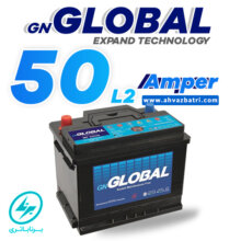 باطری 50L2 آمپر گلوبال برنا باتری