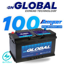باطری 100 آمپر گلوبال برنا باتری (کوتاه)